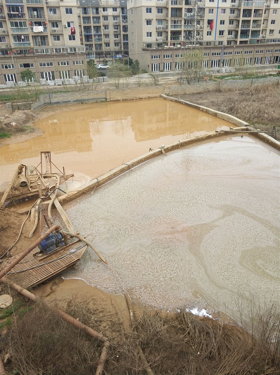 巨野沉淀池淤泥清理-厂区废水池淤泥清淤